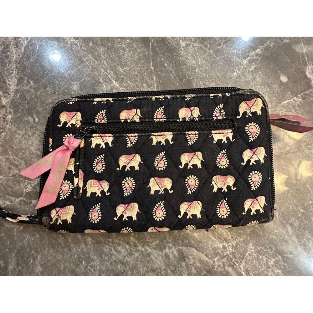 vera bradley elephant Print Wallet